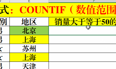 count函数的用法表格（excel中count函数的用法）